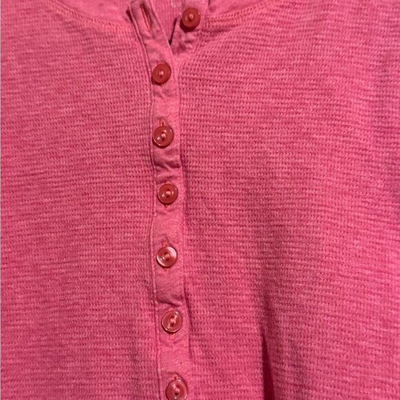 Lot of 2 L.L. BEAN W MED. Plaid Flannel Fleece Lined But Down & Waffle knittop - Picture 9 of 13